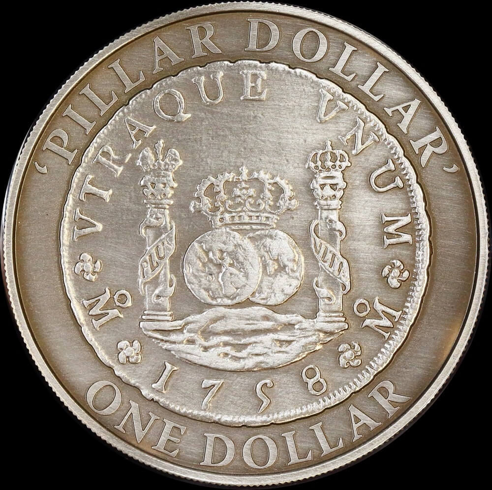 2006 One Dollar Proof Coin Ballot Issue Pillar Dollar