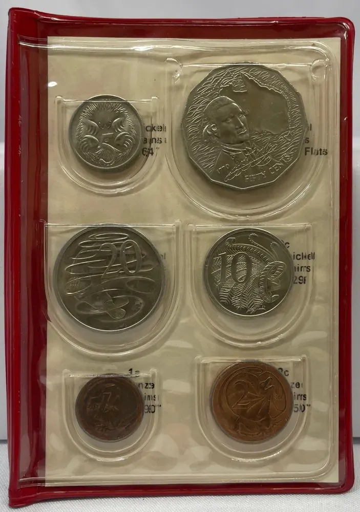 1970 Uncirculated Mint Coin Set Captain Cook