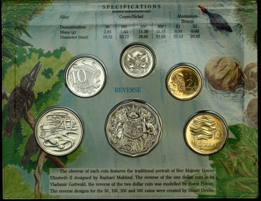Australia 1993 Uncirculated Mint Coin Set Landcare