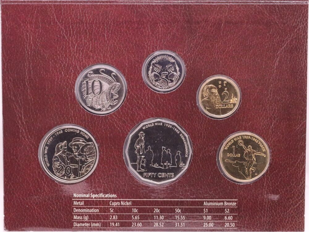 Australia 2005 Uncirculated Mint Coin Set WWII product image
