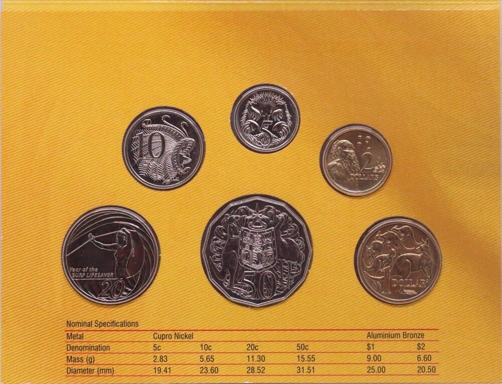 2007 Uncirculated Mint Coin Set Year of the Lifesaver