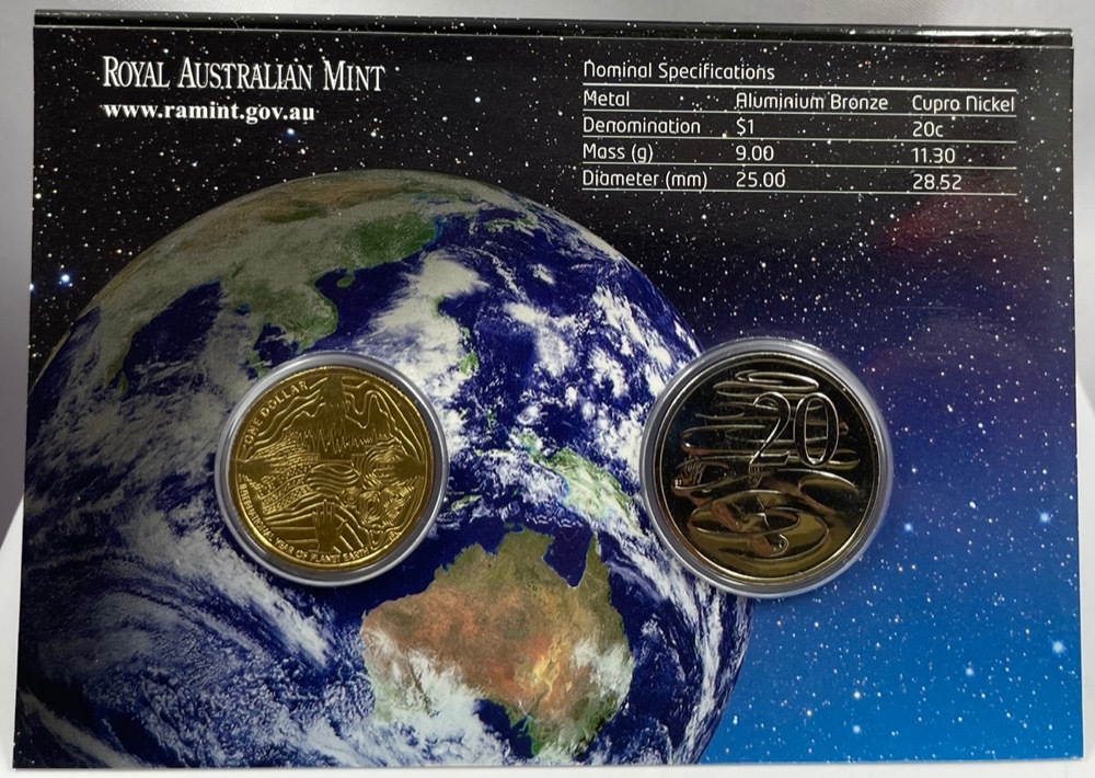 Australia 2008 2 Coin Uncirculated Mint Set Year of the Planet