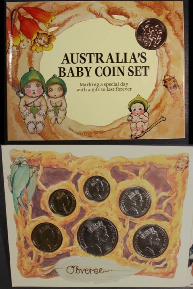 Australia 1996 Baby Uncirculated Mint Coin Set Henry Parkes (Type 1 Packaging)
