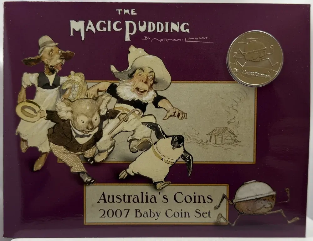 Australia 2007 Baby Uncirculated Mint Coin Set The Magic Pudding