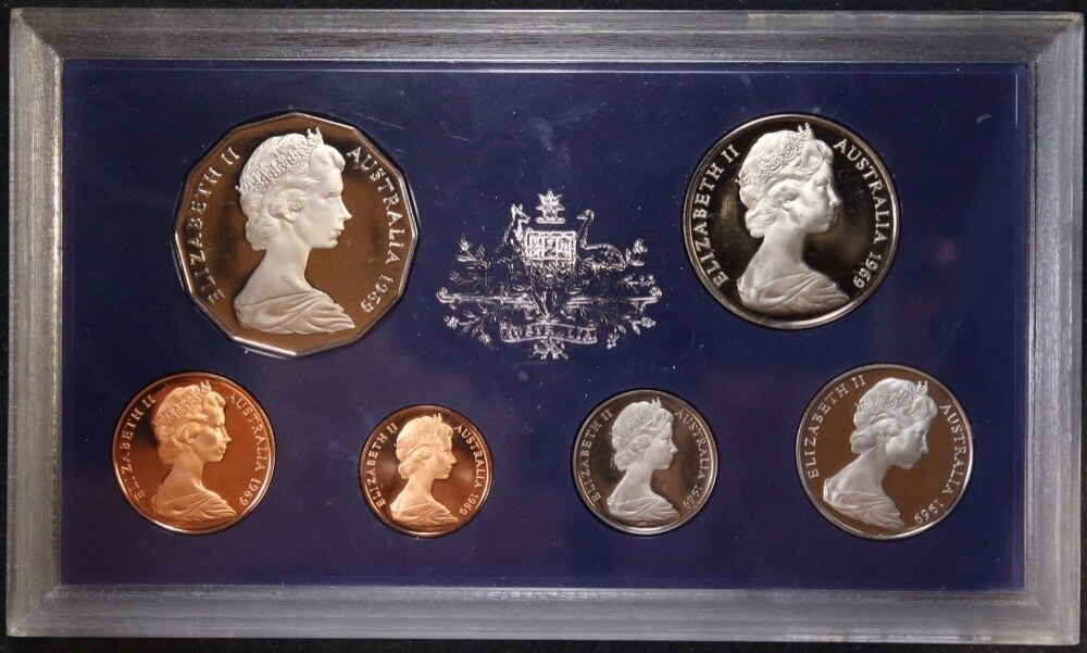 Australia 1969 Proof Coin Set With Original Foams and Certificate