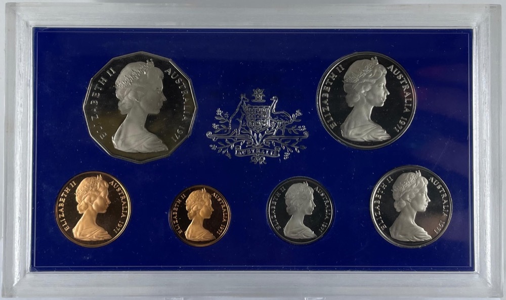 Australia 1971 Proof Coin Set With Original Foams and Certificate