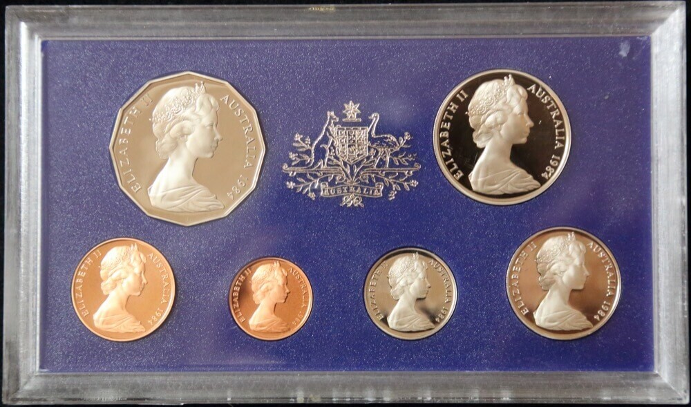 1984 Proof Coin Set With Original Foams and Certificate