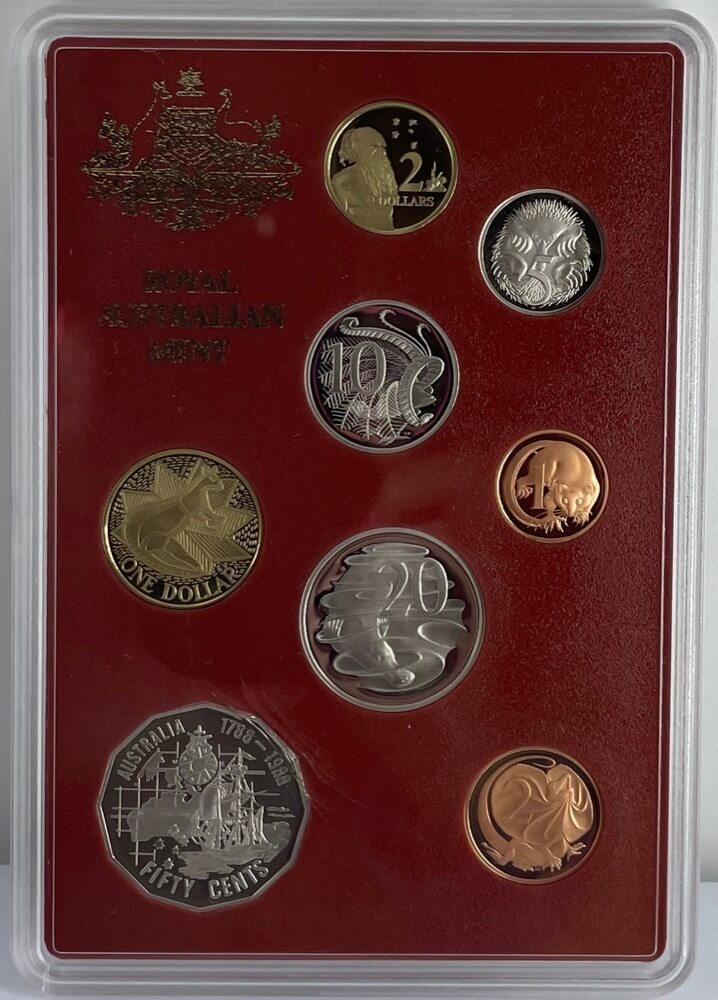 Australia 1988 Proof Coin Set Bicentennial