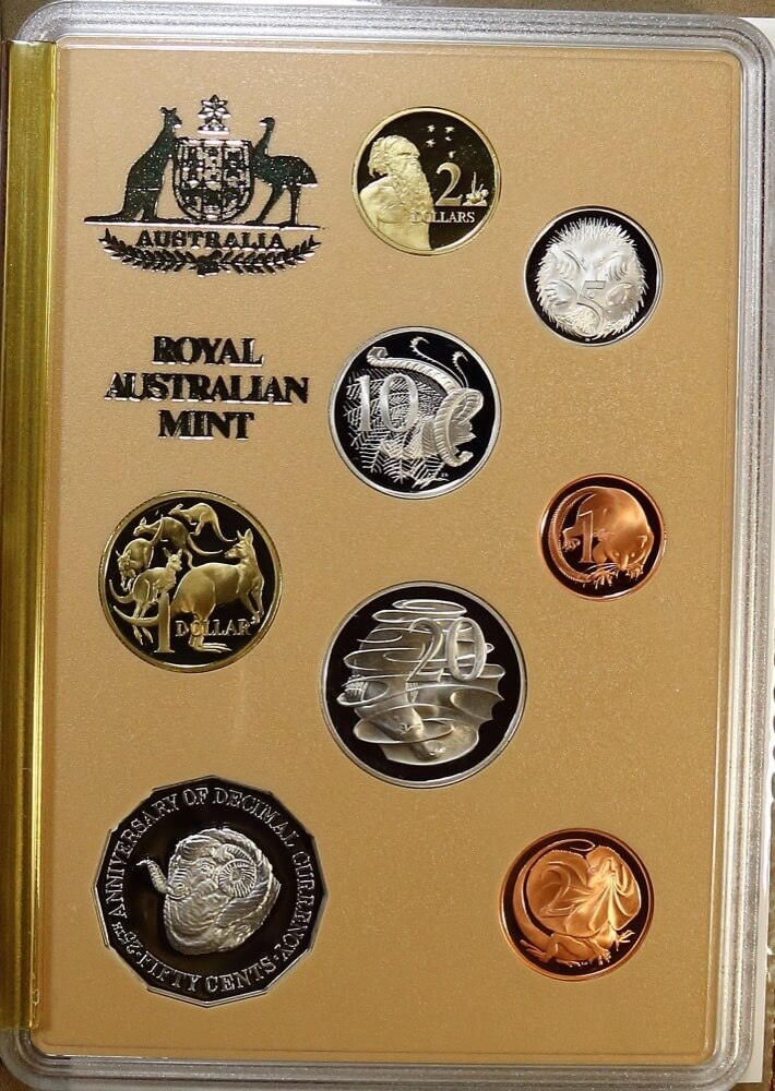 1991 Proof Coin Set Decimal Currency Sterling & Currency