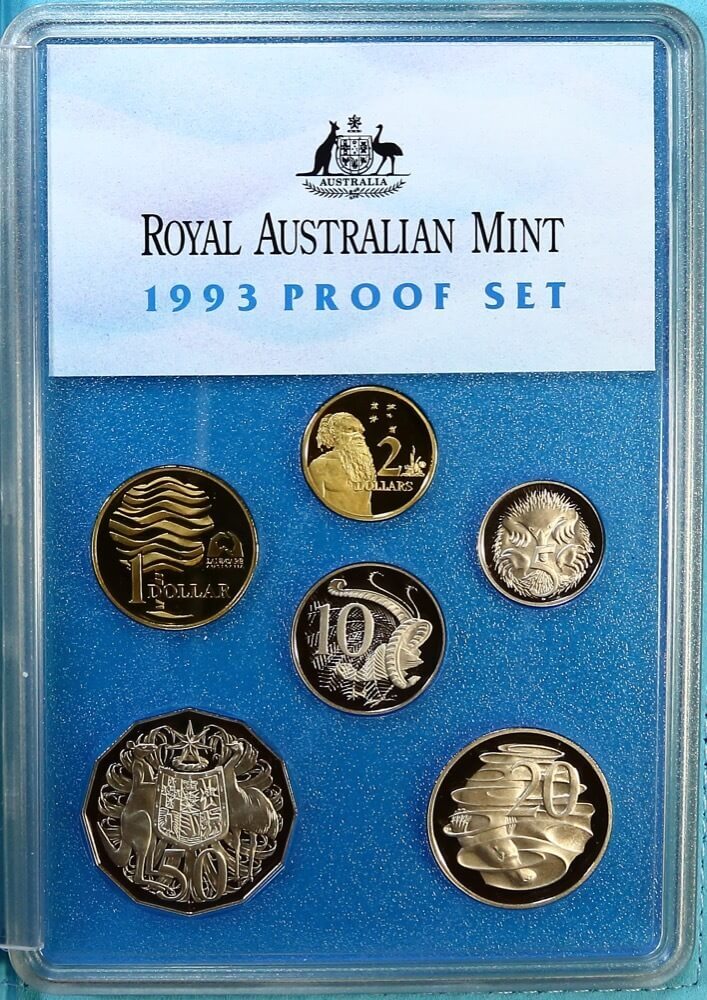 1993 Australia Proof Coin Set just as issued by RAM Landcare