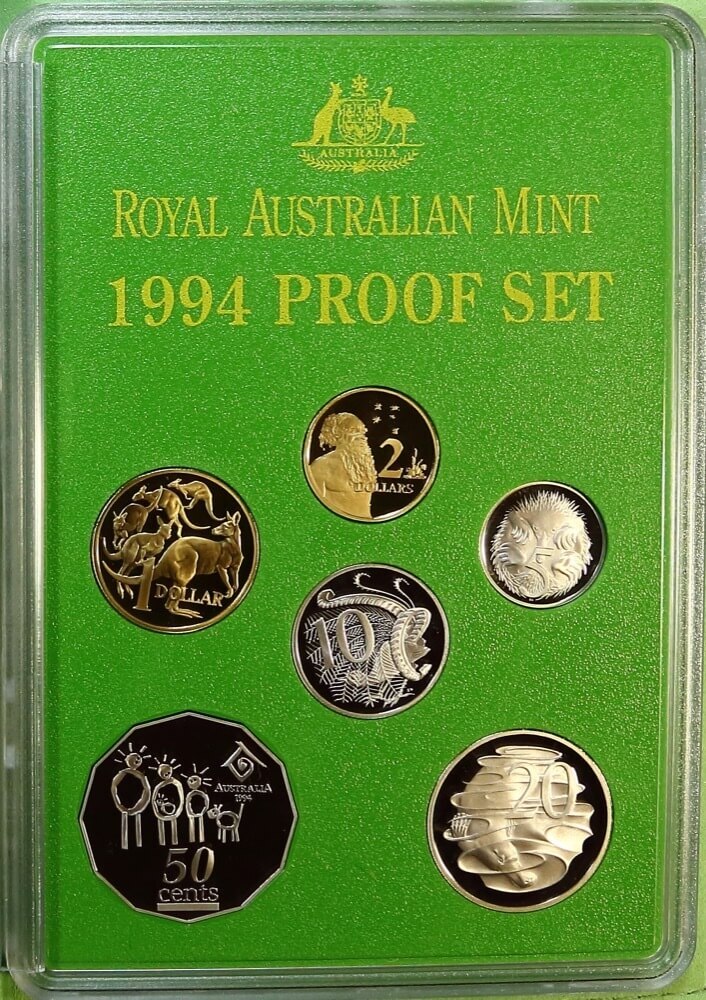 Australia 1994 Proof Coin Set Year Of The Family