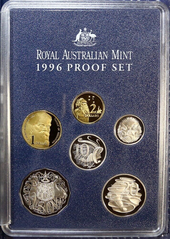 Australia 1996 Proof Coin Set Henry Parkes