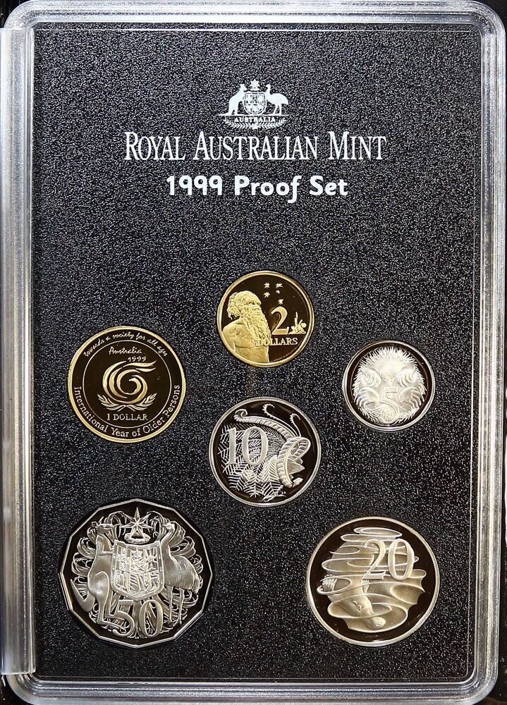 Australia 1999 Proof Coin Set Year of the Older Person