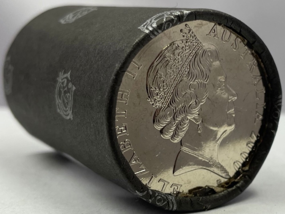 2000 50 Cent Cotton & Co Roll of 20 Coins Royal Visit
