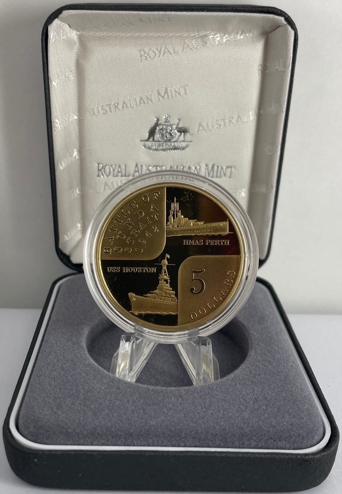 2002 5 Dollar Proof Coin Sunda Strait