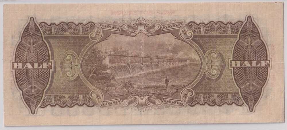 1923 Ten Shilling Miller/Collins R4 PCGS VF30