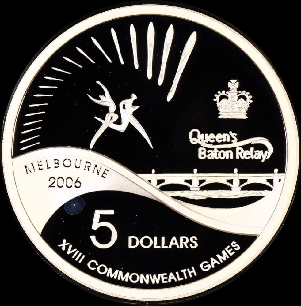 2006 Five Dollar Silver Proof Coin Baton Relay product image