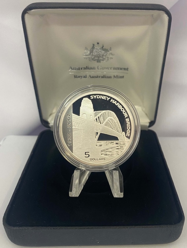 2007 Five Dollar Silver Proof Coin Harbour Bridge product image