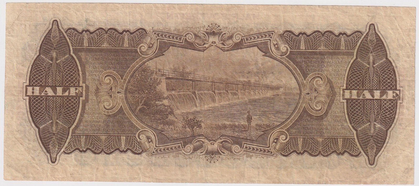 1926 Ten Shilling Kell/Collins R5 about VF