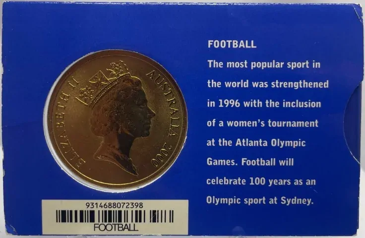 2000 Five Dollar Uncirculated - Football