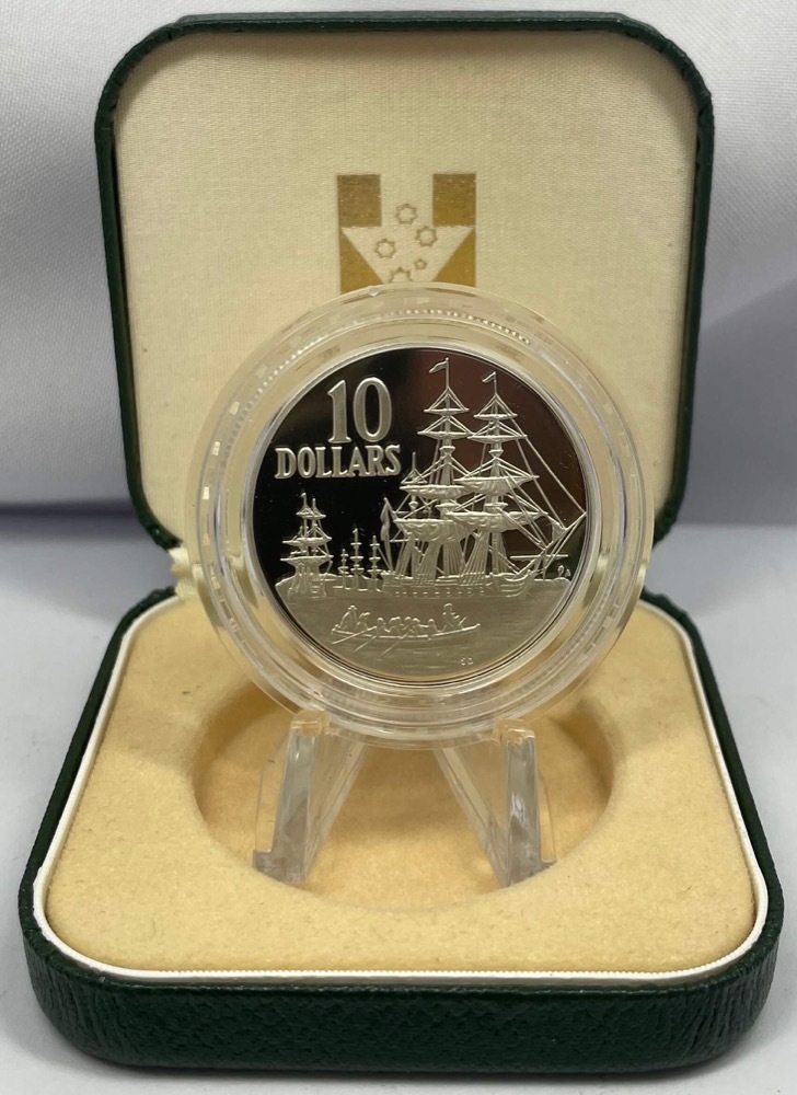 1988 Silver 10 Dollar Proof Coin Bicentennial