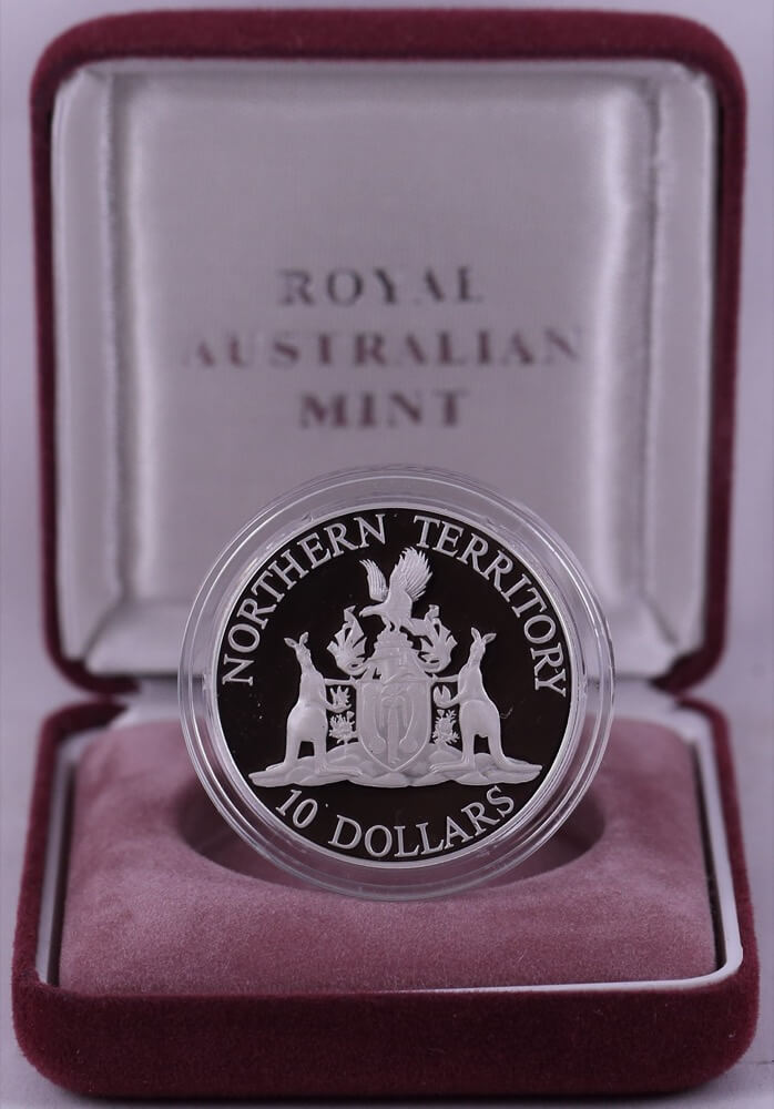 1992 Silver 10 Dollar Proof Coin State Series Northern Territory