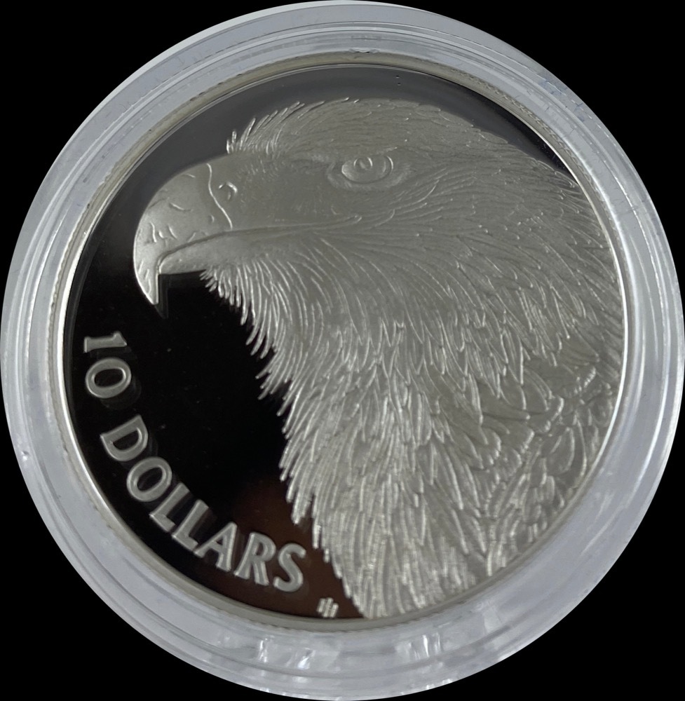 1994 Silver 10 Dollar Proof Coin Bird Series - Wedge Tailed Eagle