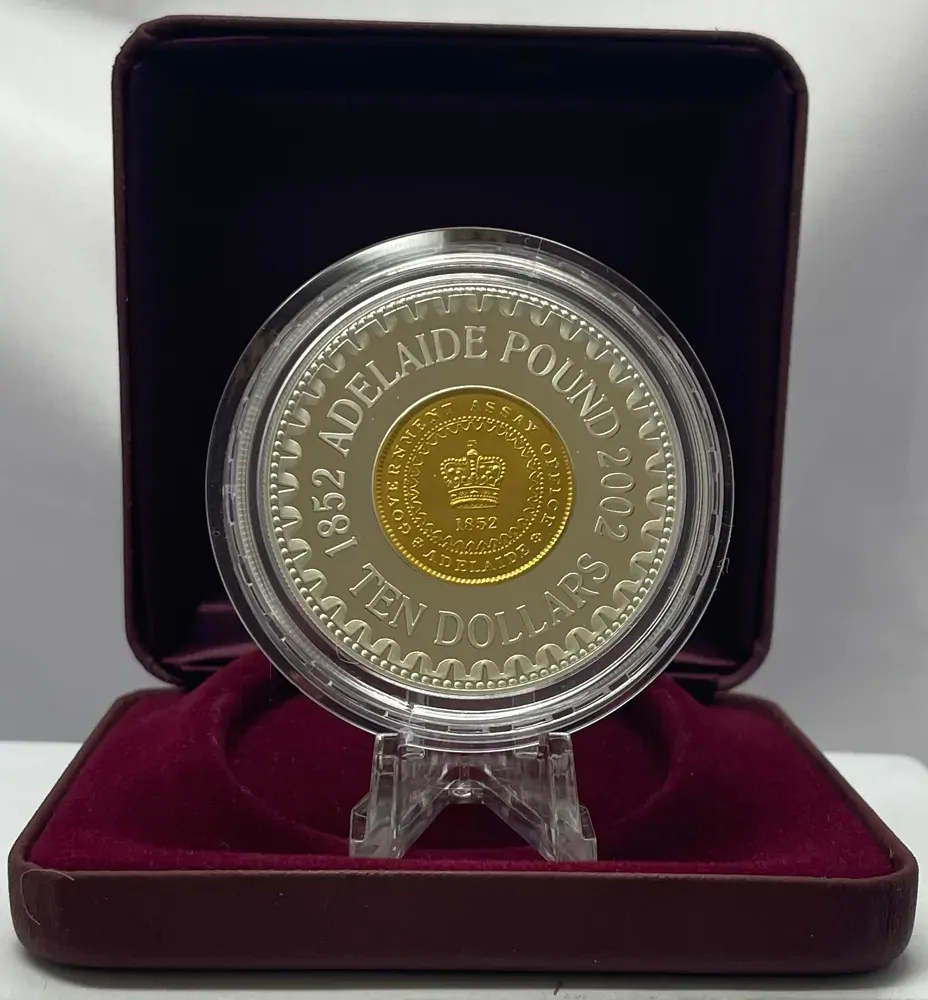 2002 Silver 10 Dollar Proof Coin Adelaide Pound product image