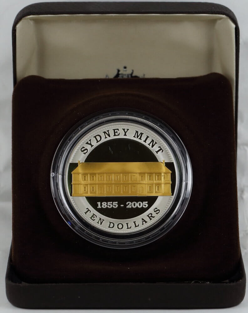 2005 Ten Dollar Proof Sydney Mint Building Sesquicentenary