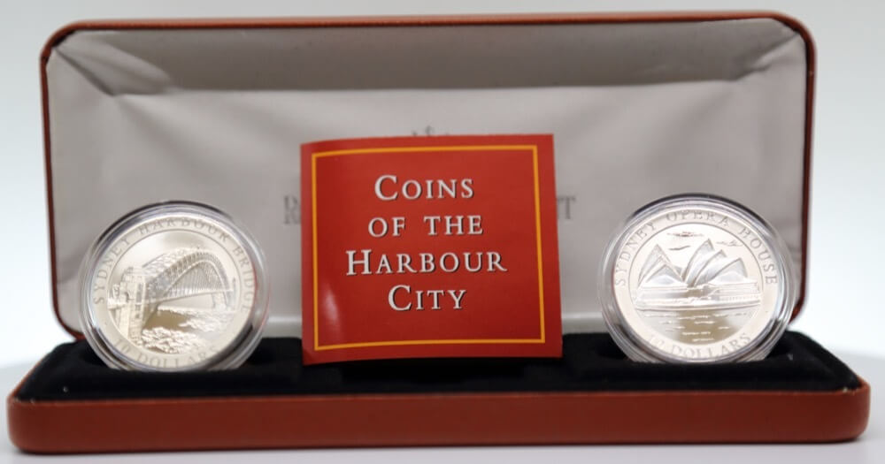 1997 Ten Dollar Specimen Pair Harbour City
