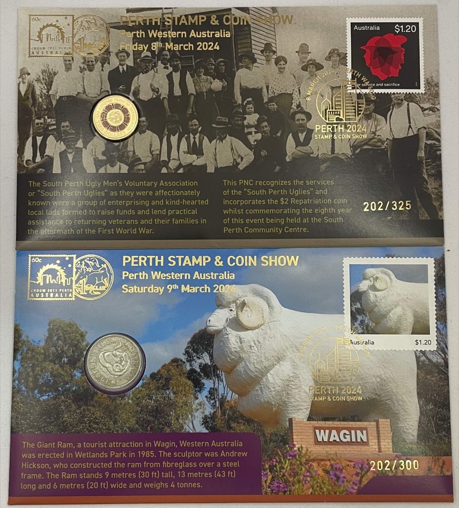 2024 PNC Set of 4 - Perth Stamp & Coin Show product image