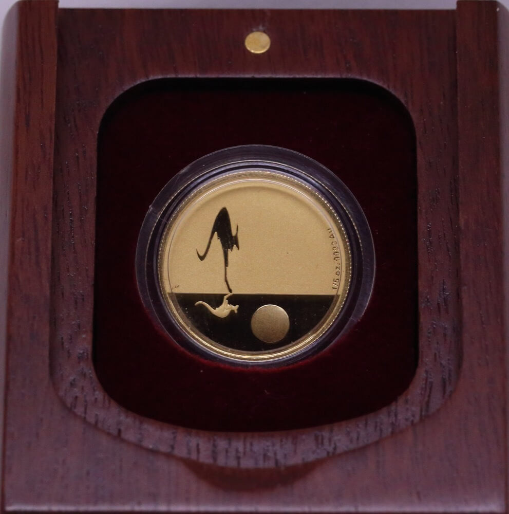 2007 $25 Gold Proof Coin Kangaroo at Sunset