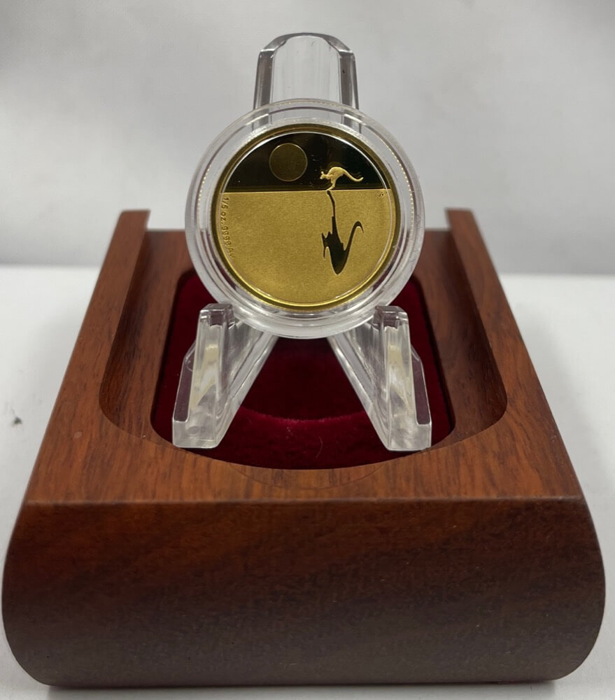 2008 $25 Gold Proof Coin Kangaroo at Sunset