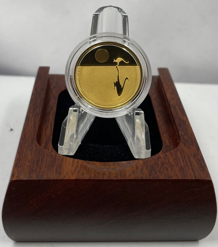 2009 $25 Gold Proof Coin Kangaroo at Sunset