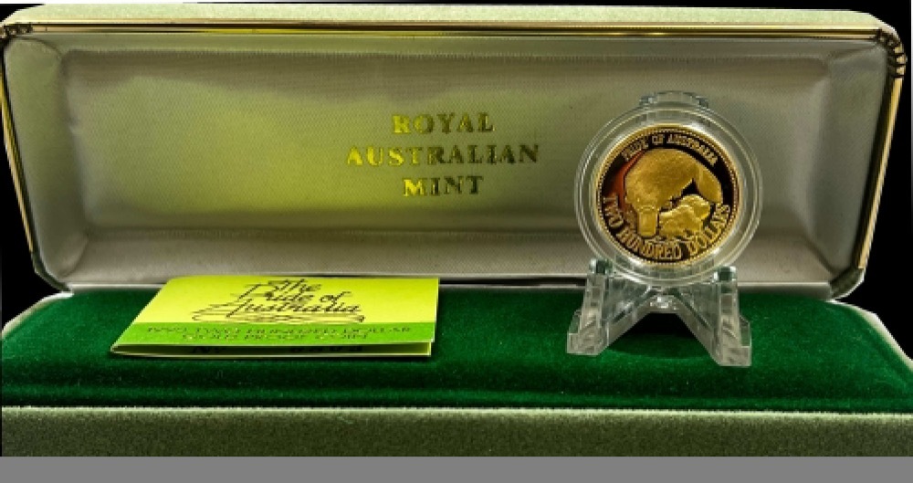 1990 Two Hundred Dollar Gold Proof Coin - Platypus
