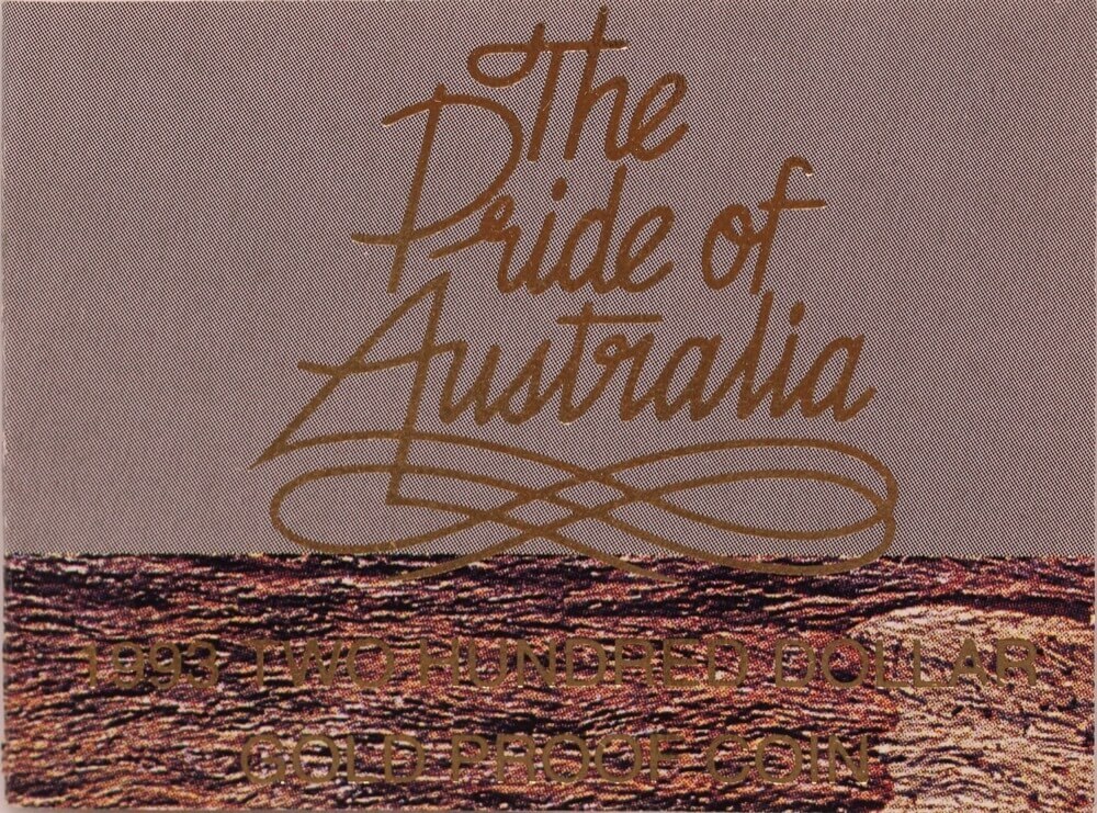 1993 Two Hundred Dollar Gold Proof Coin - Squirrel Glider