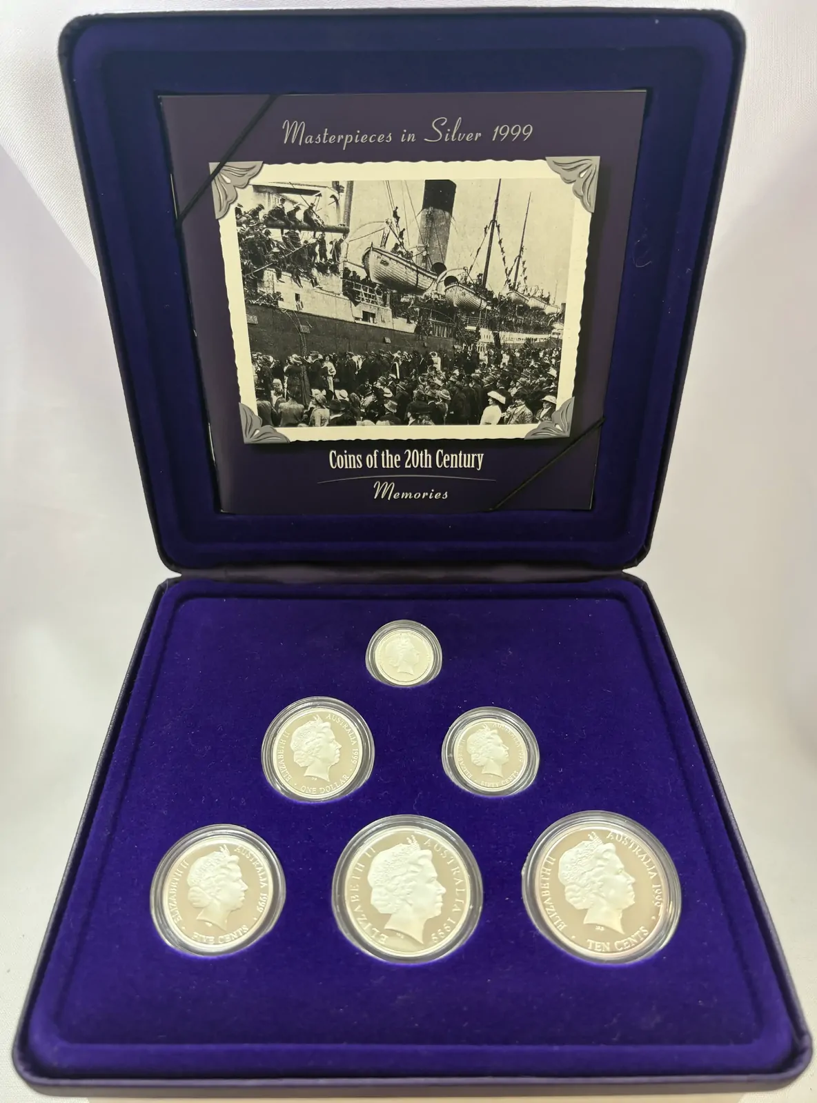 1999 Masterpieces in Silver Proof Coin Set Memories product image