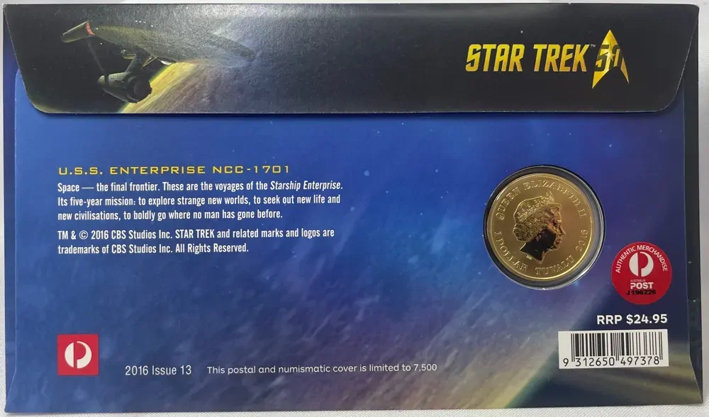 2016 1 Dollar PNC Star Trek USS Enterprise NCC-1701 product image