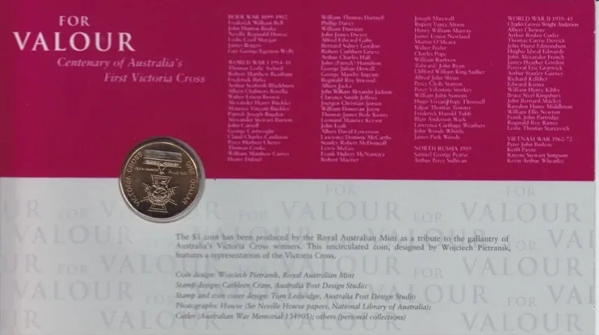 2000 $1 PNC Victoria Cross For Valour