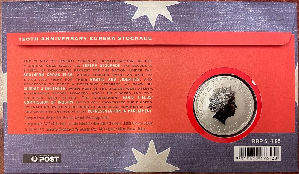 2004 5 Dollar PNC Eureka Stockade product image