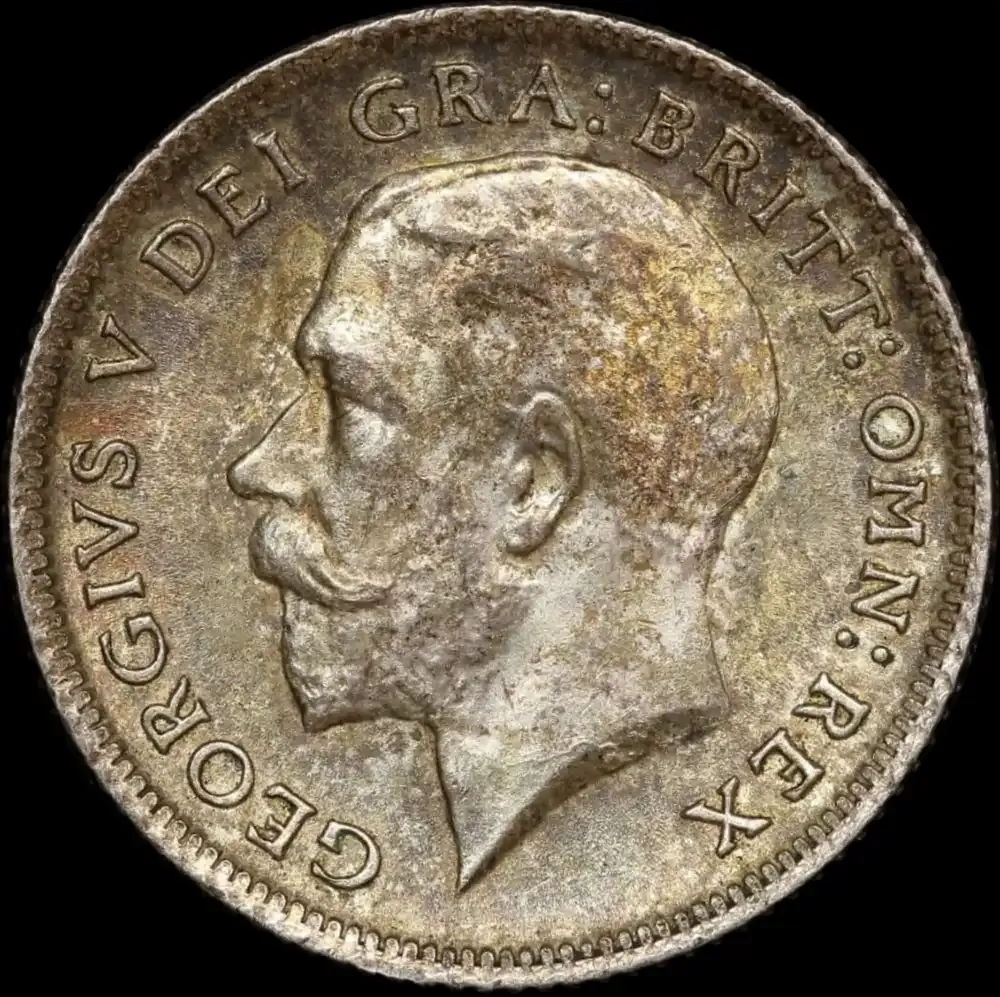 1924 Silver Sixpence George V S# 4024-5 Uncirculated