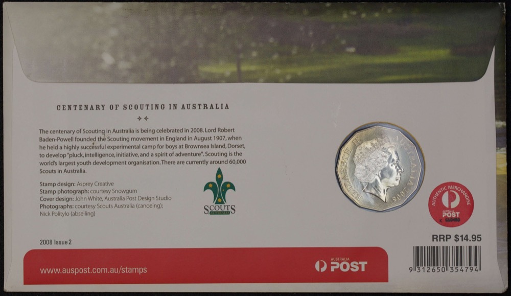 2008 50 Cent PNC Scouting Centenary