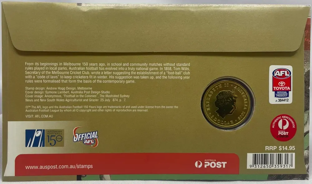 2008 1 Dollar PNC 150 Years of AFL