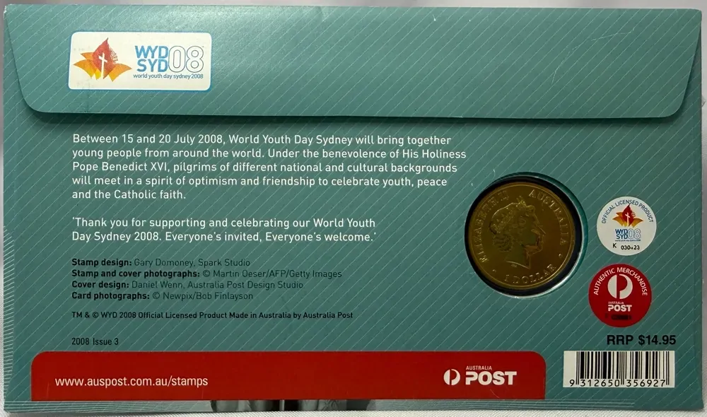 2008 1 Dollar PNC World Youth Day