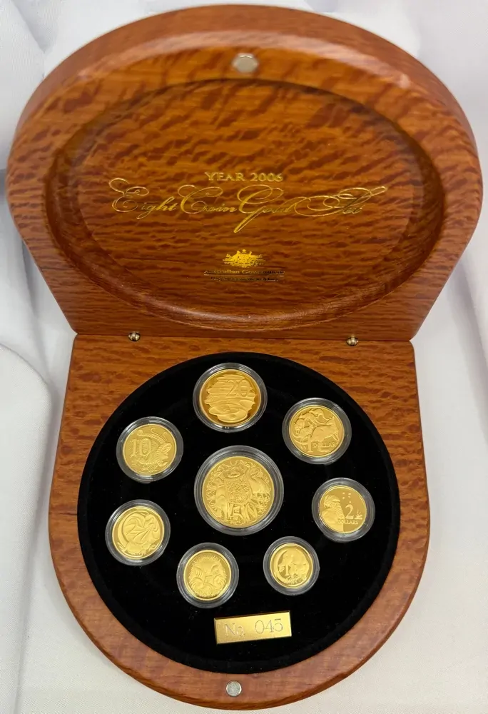2006 Gold Proof Coin Set 40th Anniversary of Decimal Currency
