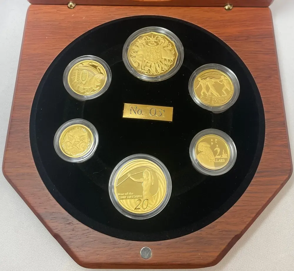 Australia 2007 Gold Proof Coin Set - Year of the Lifesaver product image