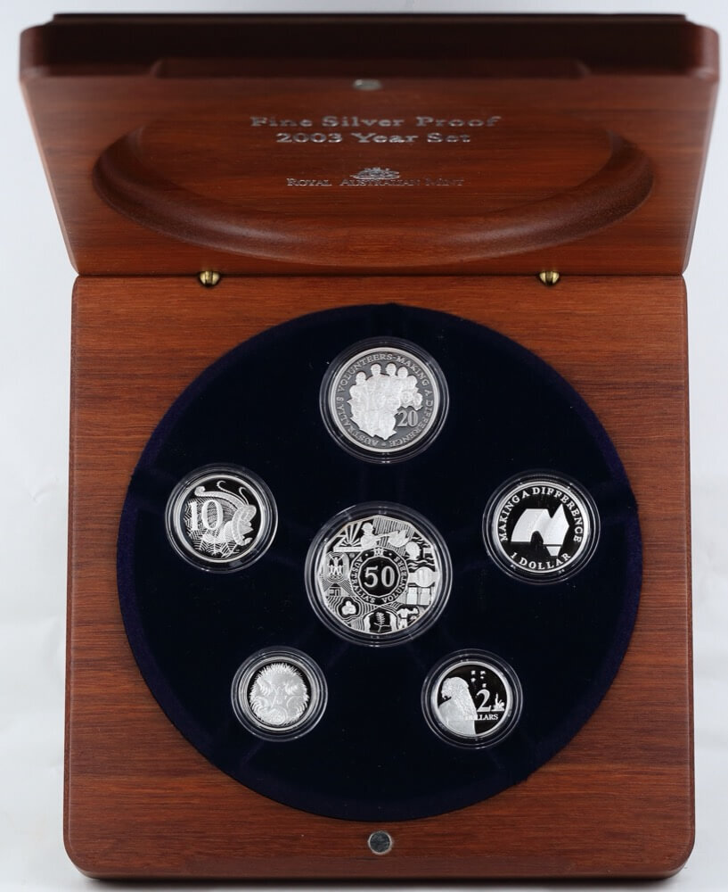 Australia 2003 Fine Silver Proof Coin Set product image