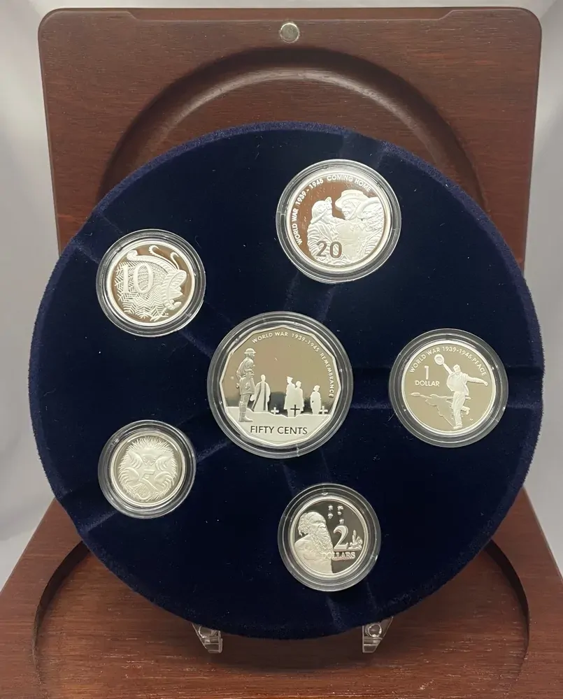 Australia 2005 Fine Silver Proof Coin Set WWII