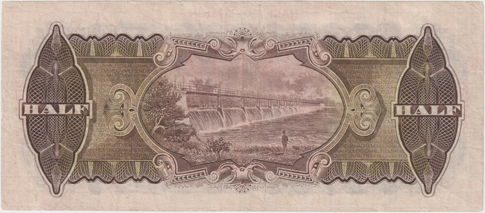 1928 Ten Shilling Riddle/Heathershaw R7 about VF