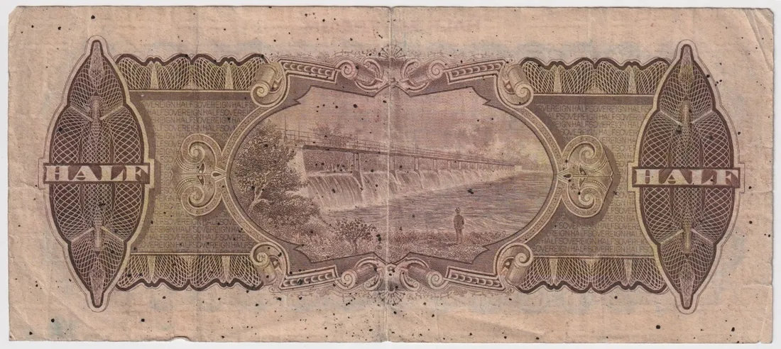 1928 Ten Shilling Riddle/Heathershaw R7 Fine